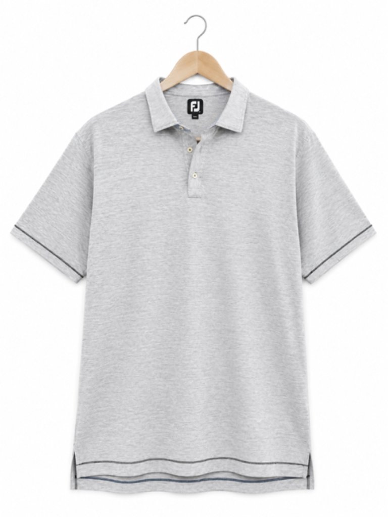 Footjoy Fj Performance Golf Polo Shirt Men’s Xl Blue Stripe Short Sleeve Stretch